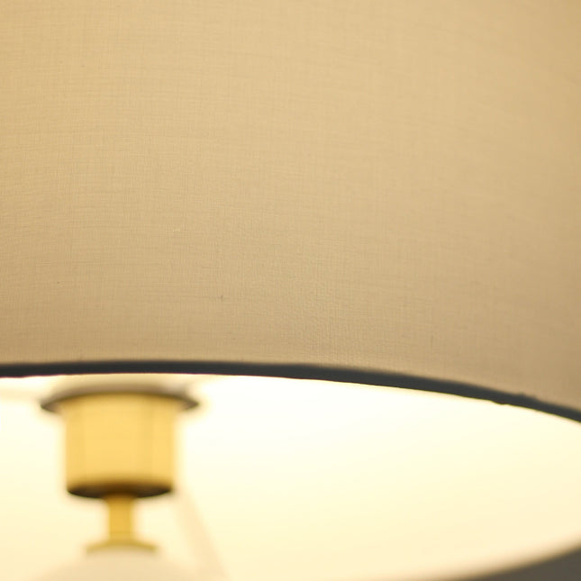 Murano Floor Lamp Brass and Pewter Elegant Lighting Fixture.