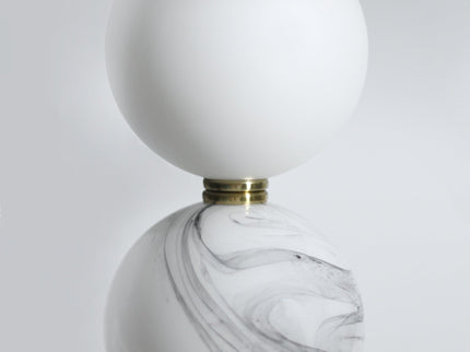 Murano Floor Lamp Brass and Pewter Elegant Lighting Fixture.