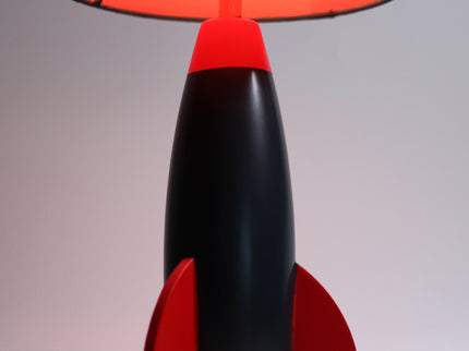Rocketship Table Lamp for Kids Room and Space Enthusiasts.