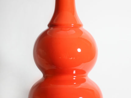 Pattery Barn Table Lamp White Orange Green Blue Ceramic Base.