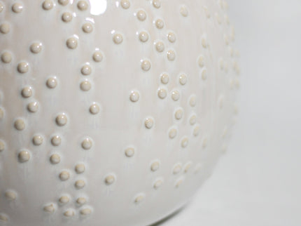 Boden Ceramic Table Lamp White Blue Stylish Modern Decor.