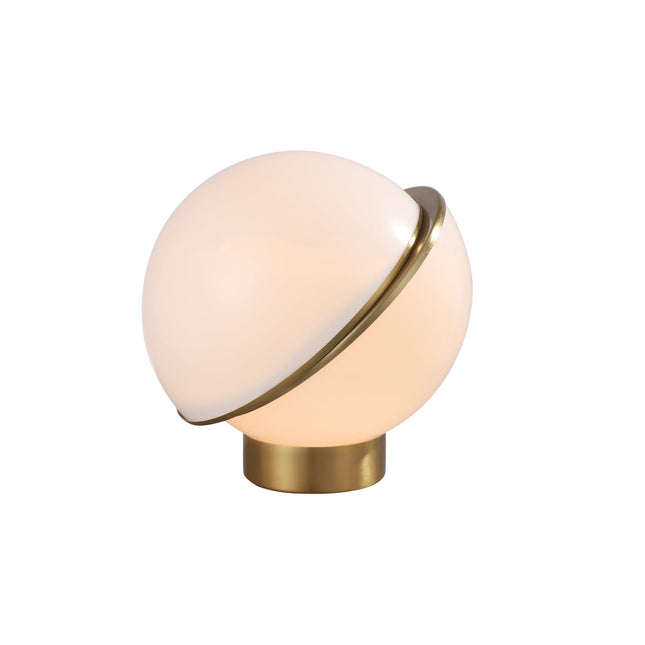 Padgett Table Lamp Modern Artistic Design with Gold Accents.