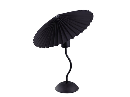 Piairie Table Lamp Black White Elegant Japanese Parasol Style.