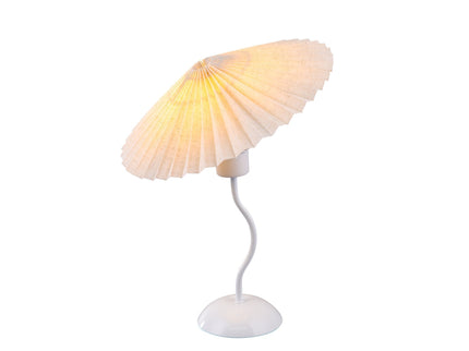 Piairie Table Lamp Black White Elegant Japanese Parasol Style