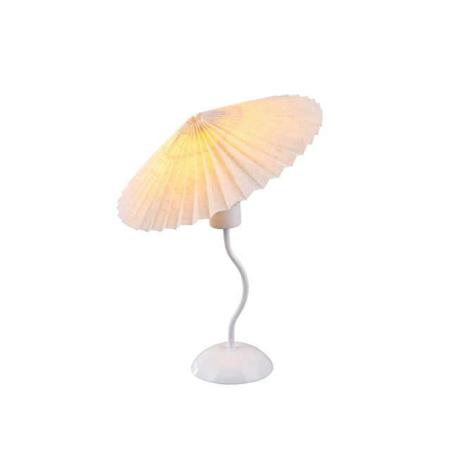 Piairie Table Lamp Black White Elegant Japanese Parasol Style