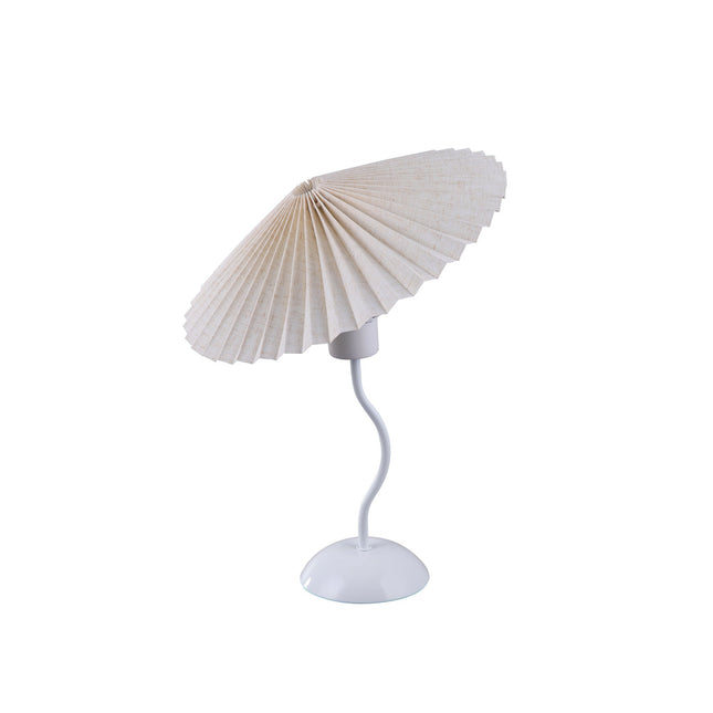 Piairie Table Lamp Black White Elegant Japanese Parasol Style.