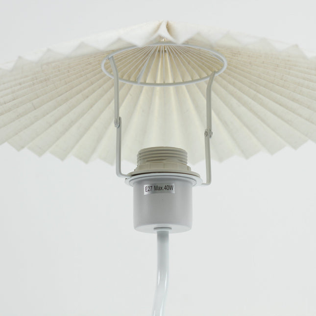 Piairie Table Lamp Black White Elegant Japanese Parasol Style