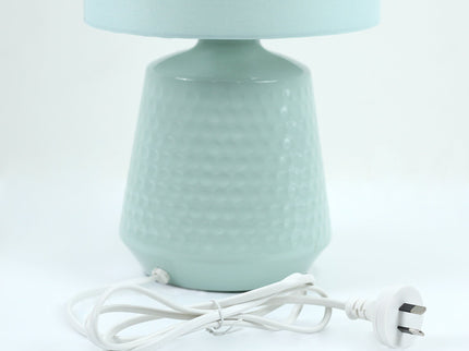 Hyde Touch Table Lamp Pink Green White Satin Chrome Modern Desk Light