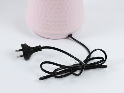 Hyde Touch Table Lamp Pink Green White Satin Chrome Modern Desk Light.