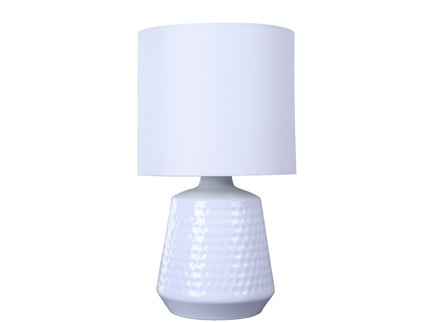 Hyde Touch Table Lamp Pink Green White Satin Chrome Modern Desk Light