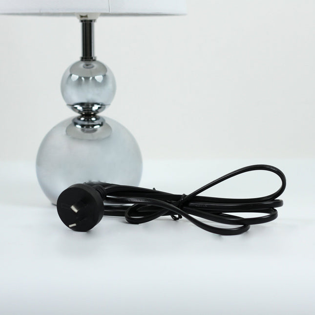 Set of 2 Hulu Touch Table Lamp Black White Modern Home Lighting.