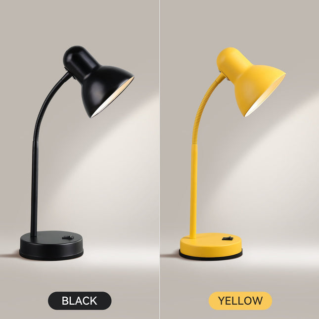 Lewis Table Lamp Black Yellow Modern Desk Light for Home and Office.