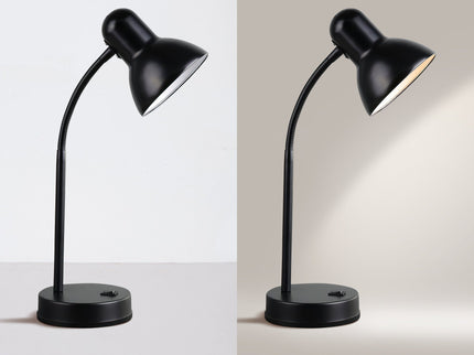 Lewis Table Lamp Black Yellow Modern Desk Light for Home and Office.