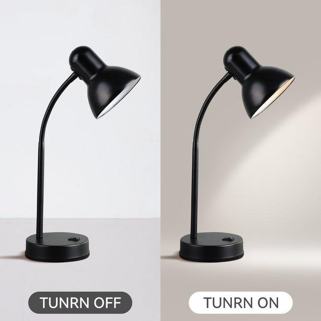 Lewis Table Lamp Black Yellow Modern Desk Light for Home and Office.