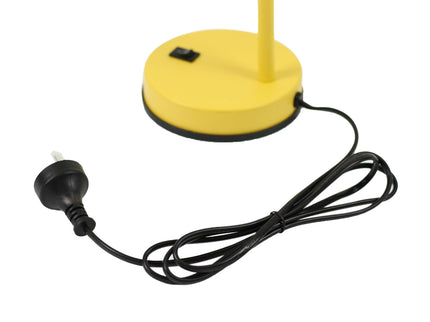 Lewis Table Lamp Black Yellow Modern Desk Light for Home and Office
