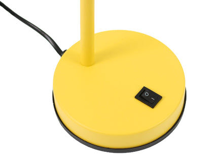 Lewis Table Lamp Black Yellow Modern Desk Light for Home and Office