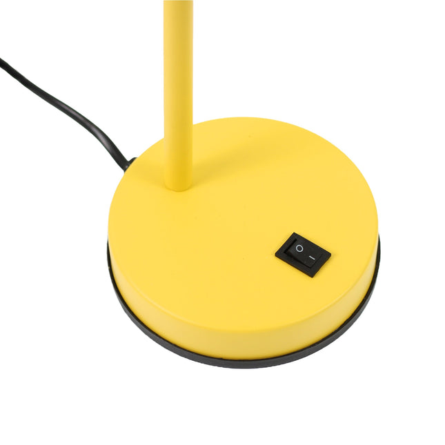 Lewis Table Lamp Black Yellow Modern Desk Light for Home and Office