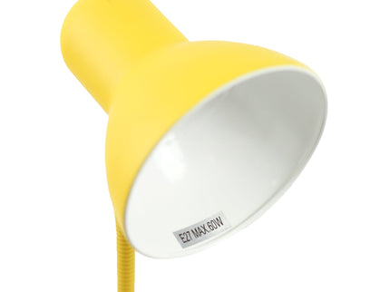 Lewis Table Lamp Black Yellow Modern Desk Light for Home and Office