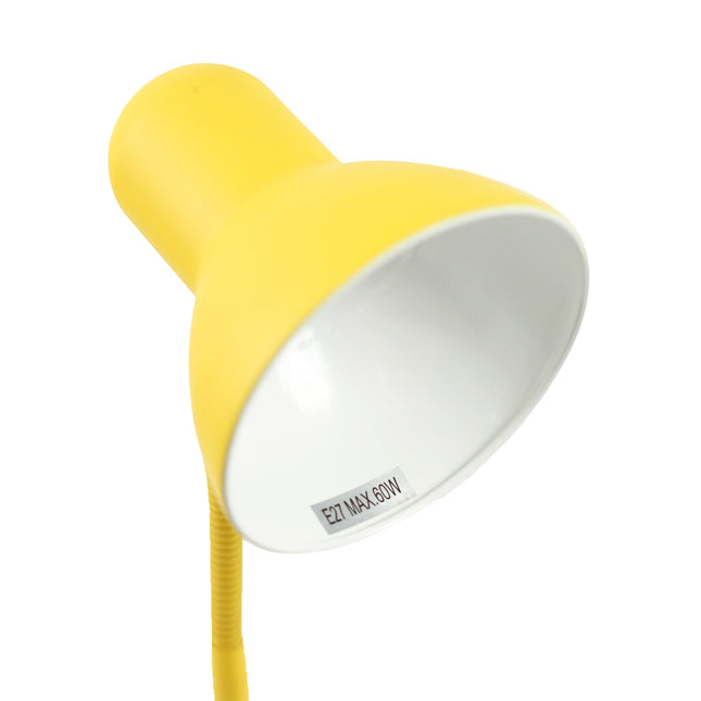Lewis Table Lamp Black Yellow Modern Desk Light for Home and Office