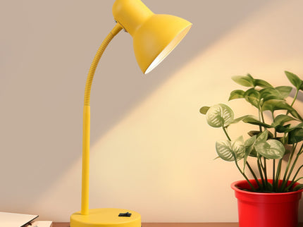 Lewis Table Lamp Black Yellow Modern Desk Light for Home and Office.