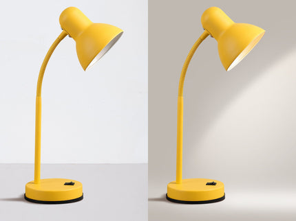 Lewis Table Lamp Black Yellow Modern Desk Light for Home and Office.