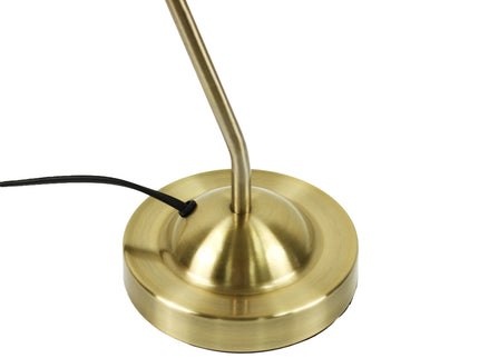 Nord Metal Table Lamp White Satin Chrome Antique Brass Modern Lighting