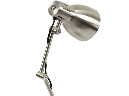 Nord Metal Table Lamp White Satin Chrome Antique Brass Modern Lighting