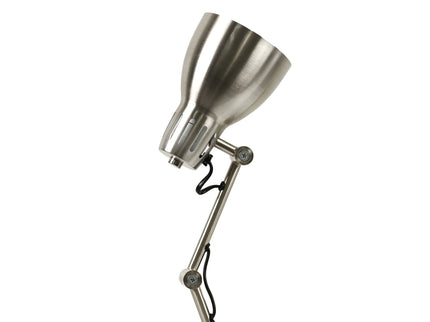 Nord Metal Table Lamp White Satin Chrome Antique Brass Modern Lighting