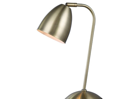Astro Touch Table Lamp Satin Chrome Antique Brass Modern Minimalist Lighting.