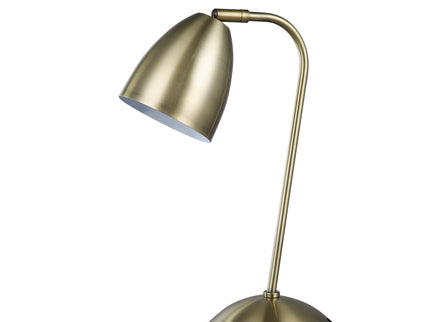 Astro Touch Table Lamp Satin Chrome Antique Brass Modern Minimalist Lighting.