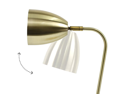 Astro Touch Table Lamp Satin Chrome Antique Brass Modern Minimalist Lighting
