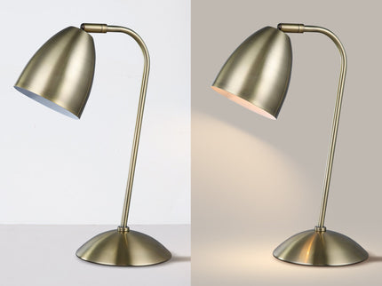 Astro Touch Table Lamp Satin Chrome Antique Brass Modern Minimalist Lighting