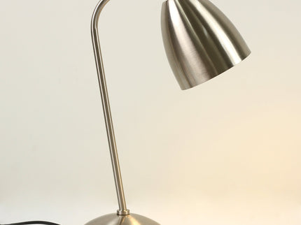 Astro Touch Table Lamp Satin Chrome Antique Brass Modern Minimalist Lighting.