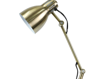 Nord Metal Floor Lamp White Satin Chrome Antique Brass Modern Lighting