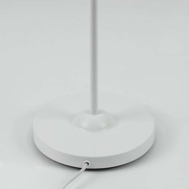 Nord Metal Floor Lamp White Satin Chrome Antique Brass Modern Lighting.