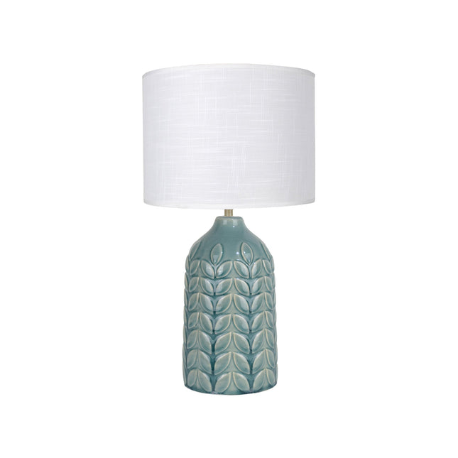 Bloom Ceramic Table Lamp Yellow Blue Green Elegant Retro Modern Lighting