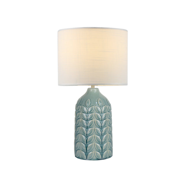 Bloom Ceramic Table Lamp Yellow Blue Green Elegant Retro Modern Lighting