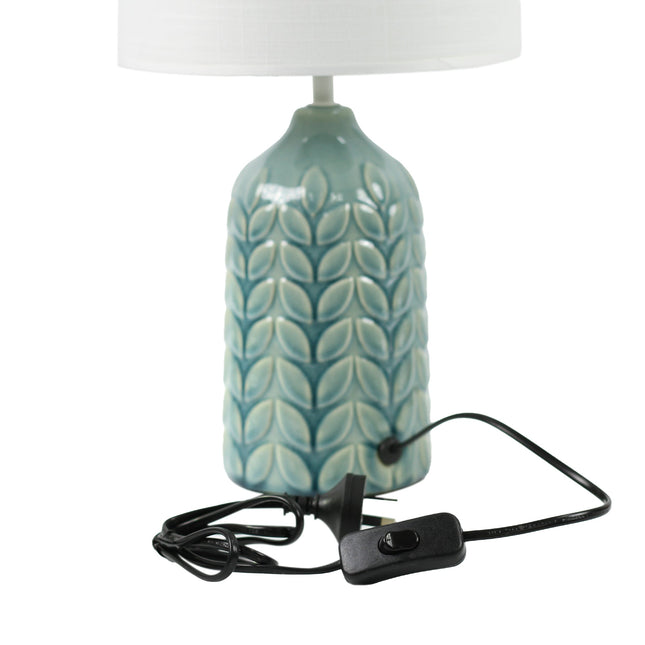 Bloom Ceramic Table Lamp Yellow Blue Green Elegant Retro Modern Lighting