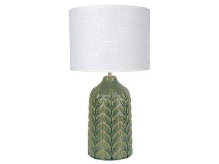 Bloom Ceramic Table Lamp Yellow Blue Green Elegant Retro Modern Lighting