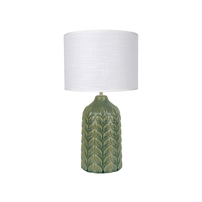 Bloom Ceramic Table Lamp Yellow Blue Green Elegant Retro Modern Lighting