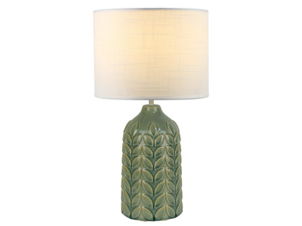Bloom Ceramic Table Lamp Yellow Blue Green Elegant Retro Modern Lighting
