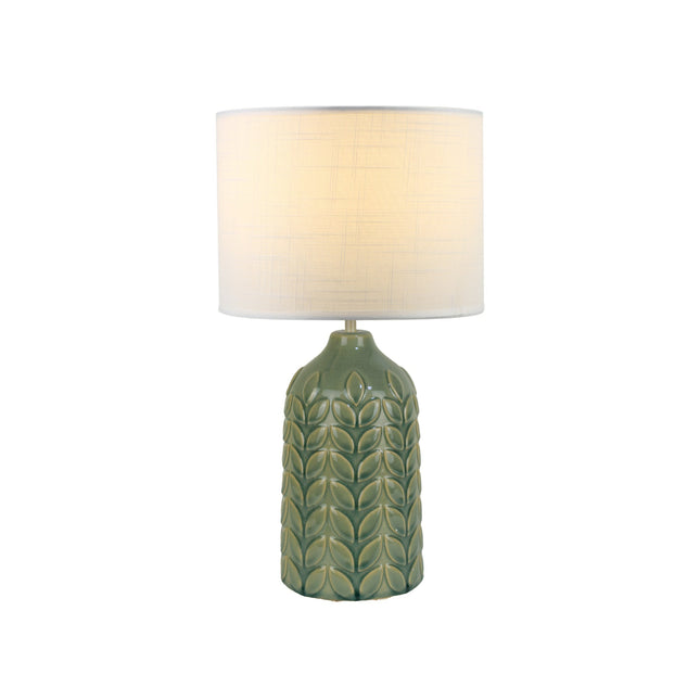 Bloom Ceramic Table Lamp Yellow Blue Green Elegant Retro Modern Lighting