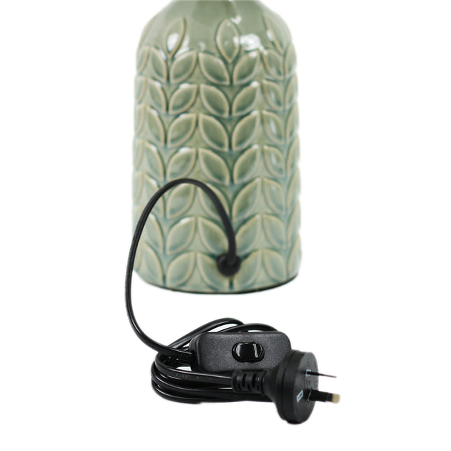 Bloom Ceramic Table Lamp Yellow Blue Green Elegant Retro Modern Lighting