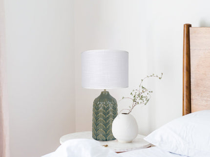 Bloom Ceramic Table Lamp Yellow Blue Green Elegant Retro Modern Lighting