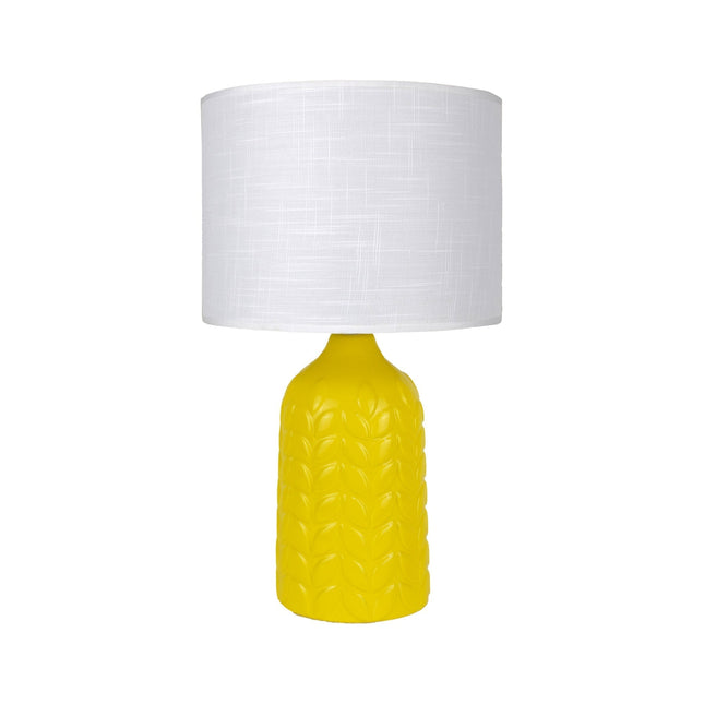 Bloom Ceramic Table Lamp Yellow Blue Green Elegant Retro Modern Lighting.