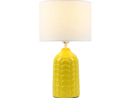 Bloom Ceramic Table Lamp Yellow Blue Green Elegant Retro Modern Lighting.