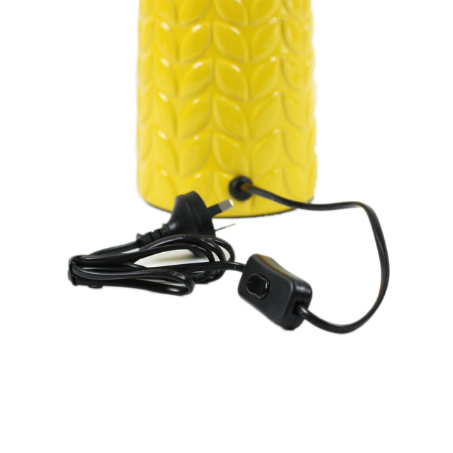 Bloom Ceramic Table Lamp Yellow Blue Green Elegant Retro Modern Lighting.