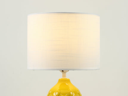 Bloom Ceramic Table Lamp Yellow Blue Green Elegant Retro Modern Lighting.