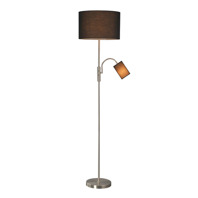 Cylinya Mother and Child Floor Lamp Black White Elegant Dual Light.