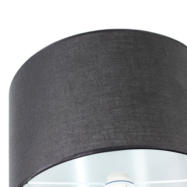 Cylinya Mother and Child Floor Lamp Black White Elegant Dual Light.